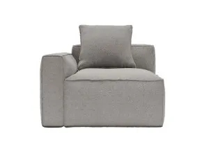 Riley Apt Boucle Pumice Left Arm Facing Chair Module by James Lane, a Sofas for sale on Style Sourcebook