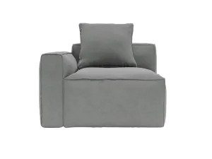 Riley Apt Maya Flint Left Arm Facing Chair Module by James Lane, a Sofas for sale on Style Sourcebook
