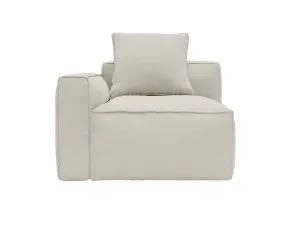 Riley Apt Toorak Pearl Left Arm Facing Chair Module by James Lane, a Sofas for sale on Style Sourcebook