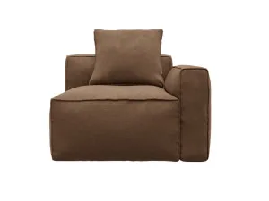 Riley Apt Tribute Chestnut Right Arm Facing Chair Module by James Lane, a Sofas for sale on Style Sourcebook