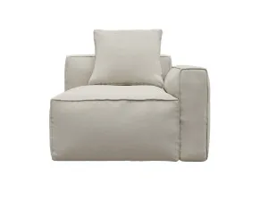 Riley Apt Toorak Pearl Right Arm Facing Chair Module by James Lane, a Sofas for sale on Style Sourcebook