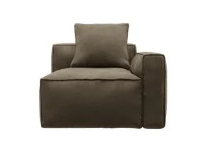 Riley Apt Tribute Walnut Right Arm Facing Chair Module by James Lane, a Sofas for sale on Style Sourcebook