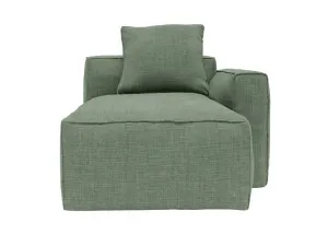 Riley Apt Tribute Dark Jade Chaise Right Arm Facing Sofa Module by James Lane, a Sofas for sale on Style Sourcebook
