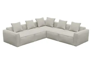 Riley Apt California Ivory Corner Sofa - 5 Seater by James Lane, a Sofas for sale on Style Sourcebook