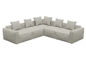 Riley Apt View Cream Corner Sofa - 5 Seater by James Lane, a Sofas for sale on Style Sourcebook