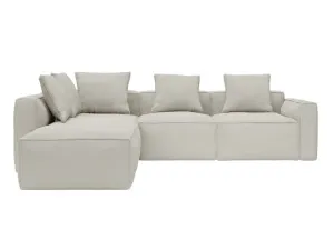 Riley Apt California Ivory Modular Sofa LAF Terminal - 5 Seater by James Lane, a Sofas for sale on Style Sourcebook