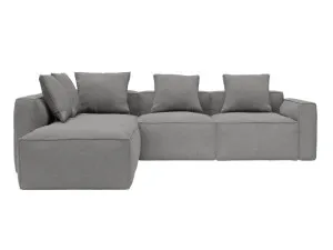 Riley Apt California Slate Modular Sofa LAF Terminal - 5 Seater by James Lane, a Sofas for sale on Style Sourcebook