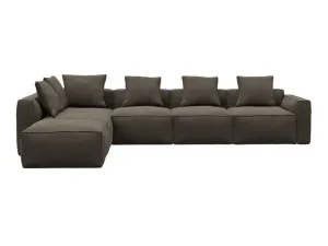 Riley Apt Muse Mink Modular Sofa LAF Terminal - 6 Seater by James Lane, a Sofas for sale on Style Sourcebook