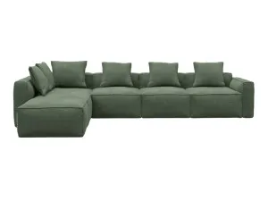 Riley Apt Tribute Dark Jade Modular Sofa LAF Terminal - 6 Seater by James Lane, a Sofas for sale on Style Sourcebook