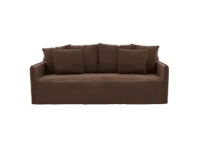 Como Muse Chocolate Sofa -  3 Seater by James Lane, a Sofas for sale on Style Sourcebook