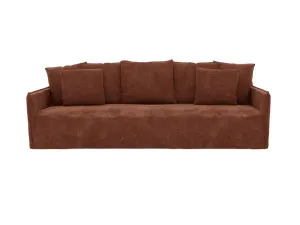 Como Muse Rust Sofa -  3.5 Seater by James Lane, a Sofas for sale on Style Sourcebook