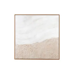 Sea Foam 2 Framed Painting Natural - 79cm x 79cm by Middle of Nowhere, a Artwork & Wall Decor for sale on Style Sourcebook