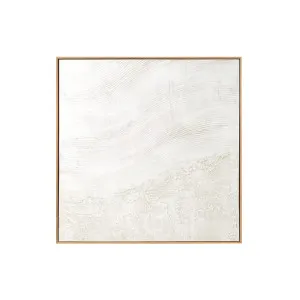Sea Foam 2 Framed Painting White - 79cm x 79cm by Middle of Nowhere, a Artwork & Wall Decor for sale on Style Sourcebook