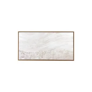Sea Foam Framed Painting White - 124cm x 64cm by Middle of Nowhere, a Artwork & Wall Decor for sale on Style Sourcebook
