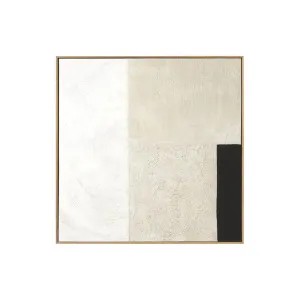 Formation 2 Framed Painting Black - 104cm x 104cm by Middle of Nowhere, a Artwork & Wall Decor for sale on Style Sourcebook
