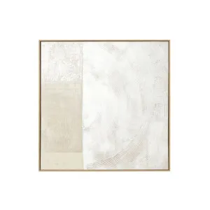 Formation 1 Framed Painting Natural - 104cm x 104cm by Middle of Nowhere, a Artwork & Wall Decor for sale on Style Sourcebook