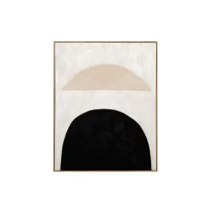 Sculpture 1 Framed Painting Black - 84cm x 104cm by Middle of Nowhere, a Artwork & Wall Decor for sale on Style Sourcebook
