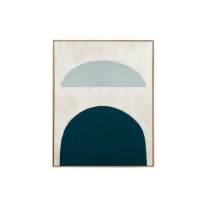 Sculpture 1 Framed Painting Blue - 124cm x 154cm by Middle of Nowhere, a Artwork & Wall Decor for sale on Style Sourcebook