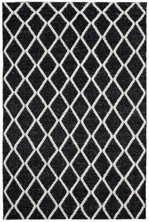 Huxley Floor Rug Black 280 x 190cm by Unitex, a Contemporary Rugs for sale on Style Sourcebook