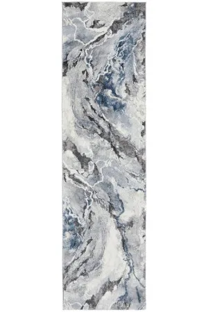 Mineral 222 Floor Rug Blue 500 x 80cm by Unitex, a Contemporary Rugs for sale on Style Sourcebook