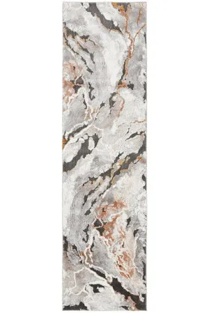 Mineral 222 Floor Rug Rust 400 x 80cm by Unitex, a Contemporary Rugs for sale on Style Sourcebook