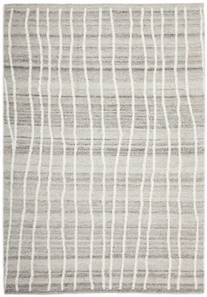 Stockholm Lucas Floor Rug Silver 280 x 190cm by Unitex, a Contemporary Rugs for sale on Style Sourcebook