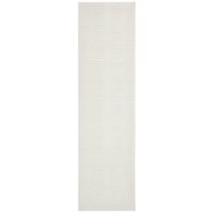 Serenade Shilo Floor Rug White 300 x 80cm by Unitex, a Contemporary Rugs for sale on Style Sourcebook