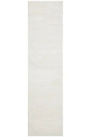 Lotus Abbey Floor Rug White 500 x 80cm by Unitex, a Contemporary Rugs for sale on Style Sourcebook