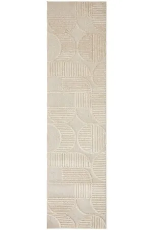 Lotus Leo Floor Rug Beige 500 x 80cm by Unitex, a Contemporary Rugs for sale on Style Sourcebook