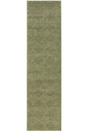 Envy Shilo Floor Rug Green 400 x 80cm by Unitex, a Contemporary Rugs for sale on Style Sourcebook