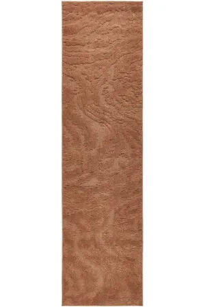 Haven Nyla Floor Rug Rust 500 x 80cm by Unitex, a Contemporary Rugs for sale on Style Sourcebook