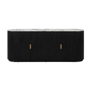 Ares Buffet Violetta Marble & Black by James Lane, a Dining Tables for sale on Style Sourcebook