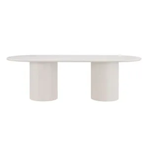 Athens Dining Table White Jade Marble - 210cm by James Lane, a Dining Tables for sale on Style Sourcebook