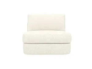 Esme Boucle Ivory Armless Sofa Chair Module by James Lane, a Sofas for sale on Style Sourcebook