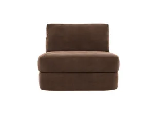 Esme Muse Chocolate Armless Sofa Chair Module by James Lane, a Sofas for sale on Style Sourcebook