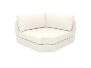 Esme Boucle Ivory Corner Sofa Chair Module by James Lane, a Sofas for sale on Style Sourcebook