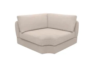 Esme Boucle Pumice Corner Sofa Chair Module by James Lane, a Sofas for sale on Style Sourcebook