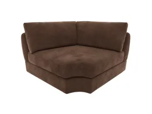 Esme Muse Chocolate Corner Sofa Chair Module by James Lane, a Sofas for sale on Style Sourcebook