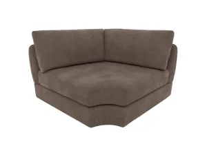 Esme Muse Mink Corner Sofa Chair Module by James Lane, a Sofas for sale on Style Sourcebook
