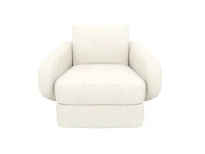 Esme Boucle Ivory Armchair by James Lane, a Sofas for sale on Style Sourcebook