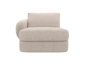 Esme Boucle Pumice Left Arm Facing Chaise Module by James Lane, a Sofas for sale on Style Sourcebook