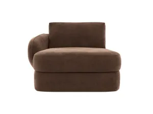 Esme Muse Chocolate Left Arm Facing Chaise Module by James Lane, a Sofas for sale on Style Sourcebook