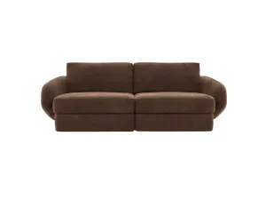 Esme Muse Chocolate Sofa - 2 Seater by James Lane, a Sofas for sale on Style Sourcebook
