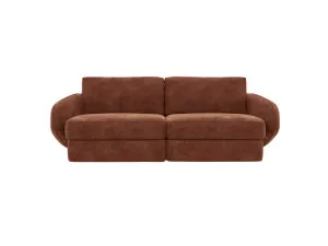 Esme Muse Rust Sofa - 2 Seater by James Lane, a Sofas for sale on Style Sourcebook