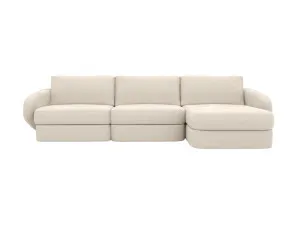 Esme Muse Flax Chaise Sofa Right Facing - 3 Seater by James Lane, a Sofas for sale on Style Sourcebook