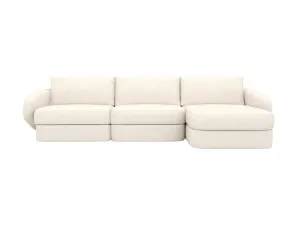 Esme Noa Fog Chaise Sofa Right Facing - 3 Seater by James Lane, a Sofas for sale on Style Sourcebook