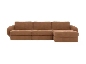 Esme Tribute Chestnut Chaise Sofa Right Facing - 3 Seater by James Lane, a Sofas for sale on Style Sourcebook
