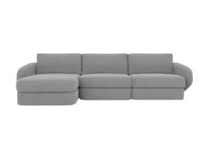 Esme California Slate Chaise Sofa Left Facing - 3 Seater by James Lane, a Sofas for sale on Style Sourcebook