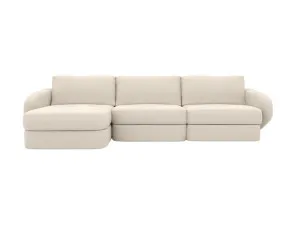Esme Muse Flax Chaise Sofa Left Facing - 3 Seater by James Lane, a Sofas for sale on Style Sourcebook