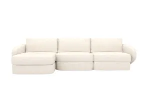 Esme Noa Fog Chaise Sofa Left Facing - 3 Seater by James Lane, a Sofas for sale on Style Sourcebook